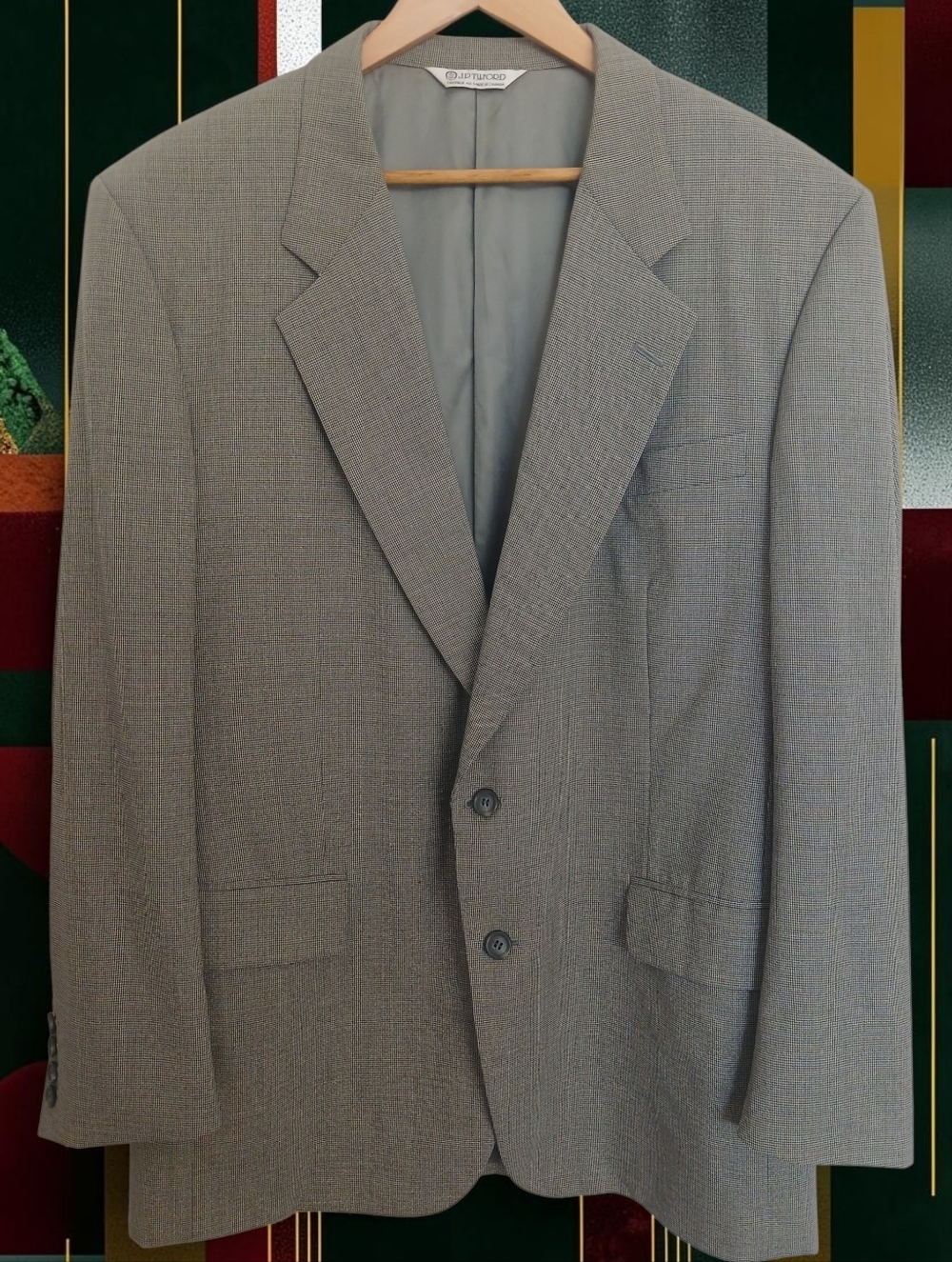 Samuelsohn Harry Rosen 100% Italian Woven Wool Union Made Vtg 90's Sport Coat